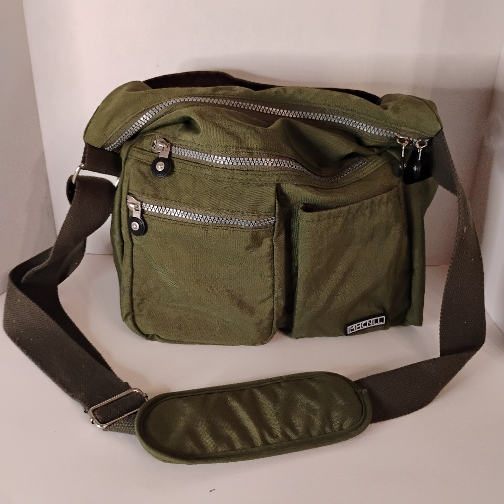 MHCNLL Nylon Zipper Crossbody Purse